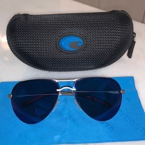 Costa Helo Silver Frame Blue 580p Lens
